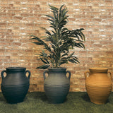 Athenian Vase Planter – Terracotta Style Garden Pot  Lightweight & Weather Resistant