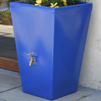 90L Cambridge Water Butt Planter – Compact Rainwater Tank with Integrated Planter