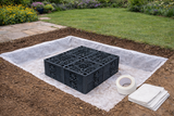 Soakaway Crate Kit Pennine 400L Crate Geotextile and Joining Tape