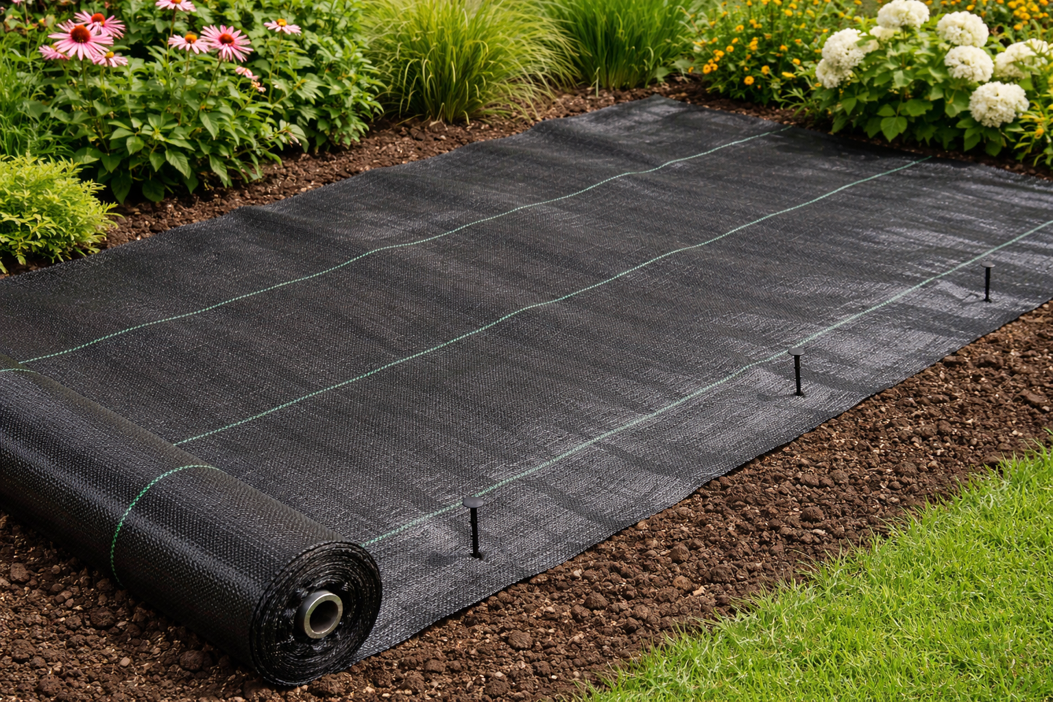 Weed Control Fabric Roll 50m2 100gsm