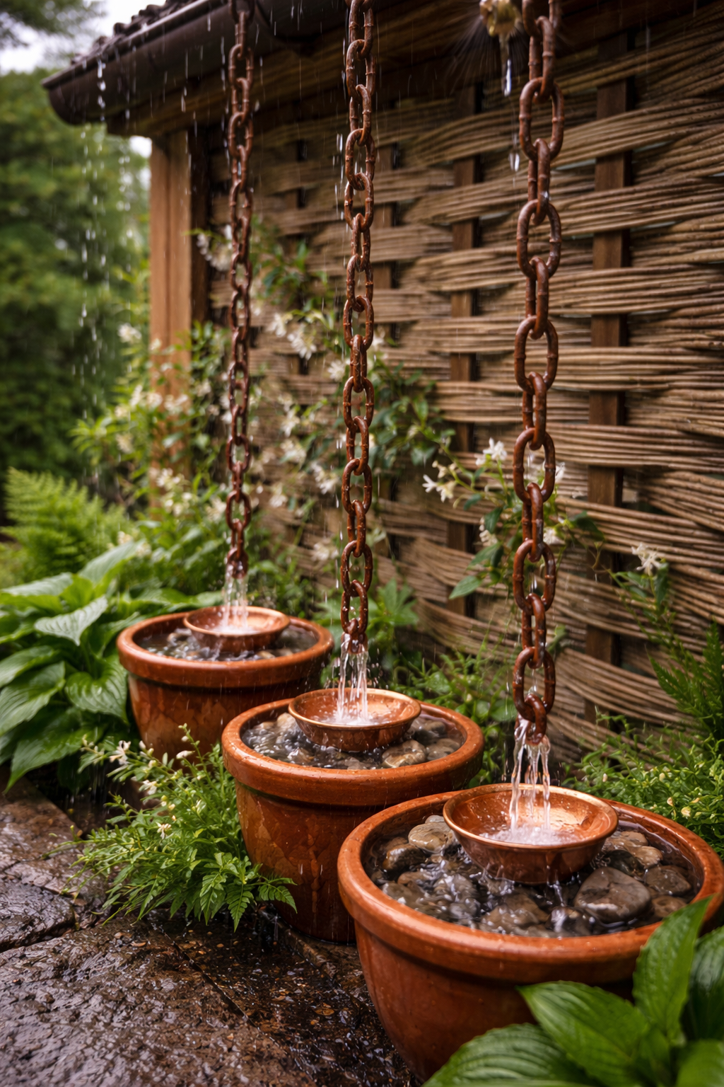 Rain Chains – Create Your Own Vertical Garden Water Feature