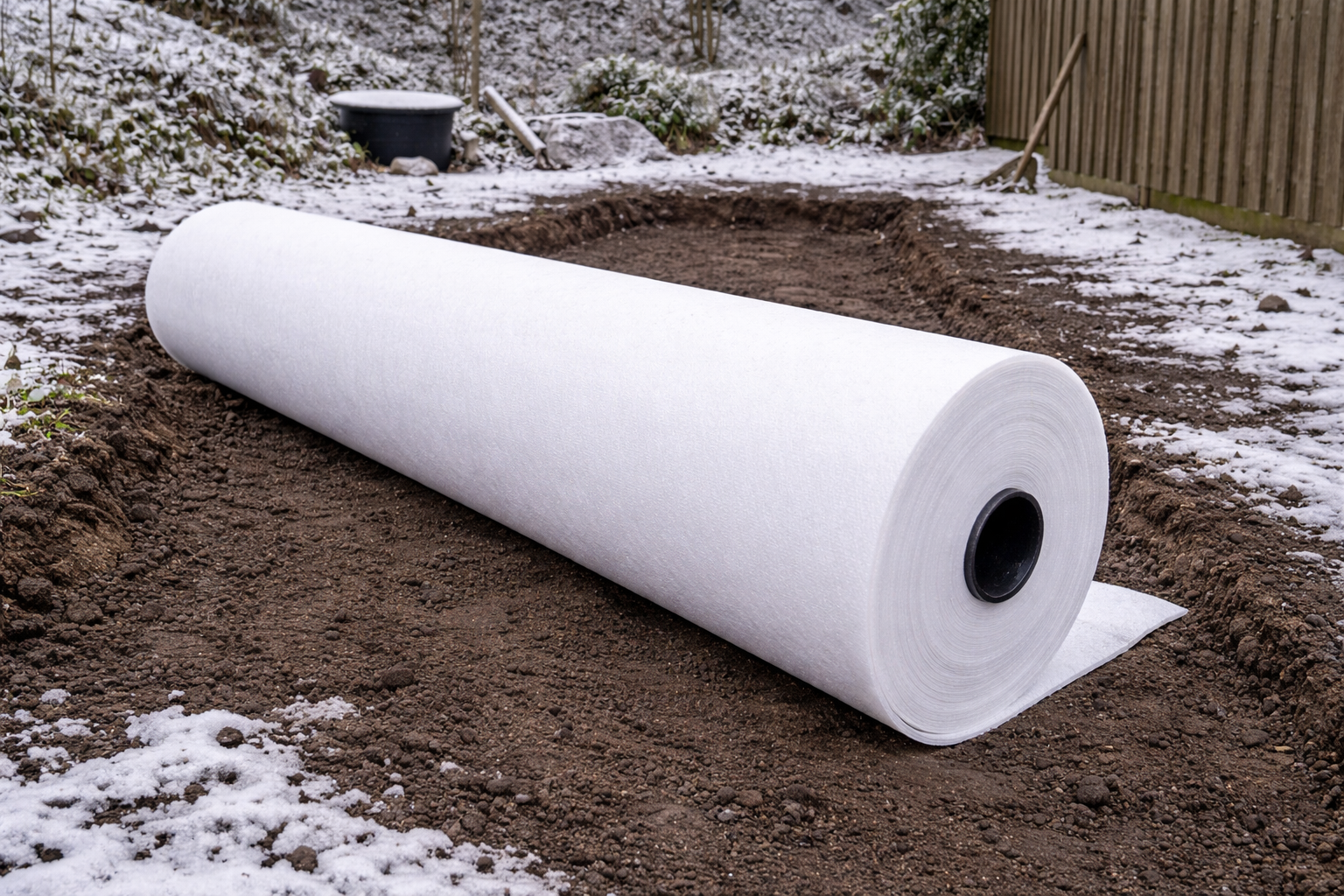 Non-Woven 100gsm Geotextile Membrane Rolls – Drainage & Landscaping Fabric