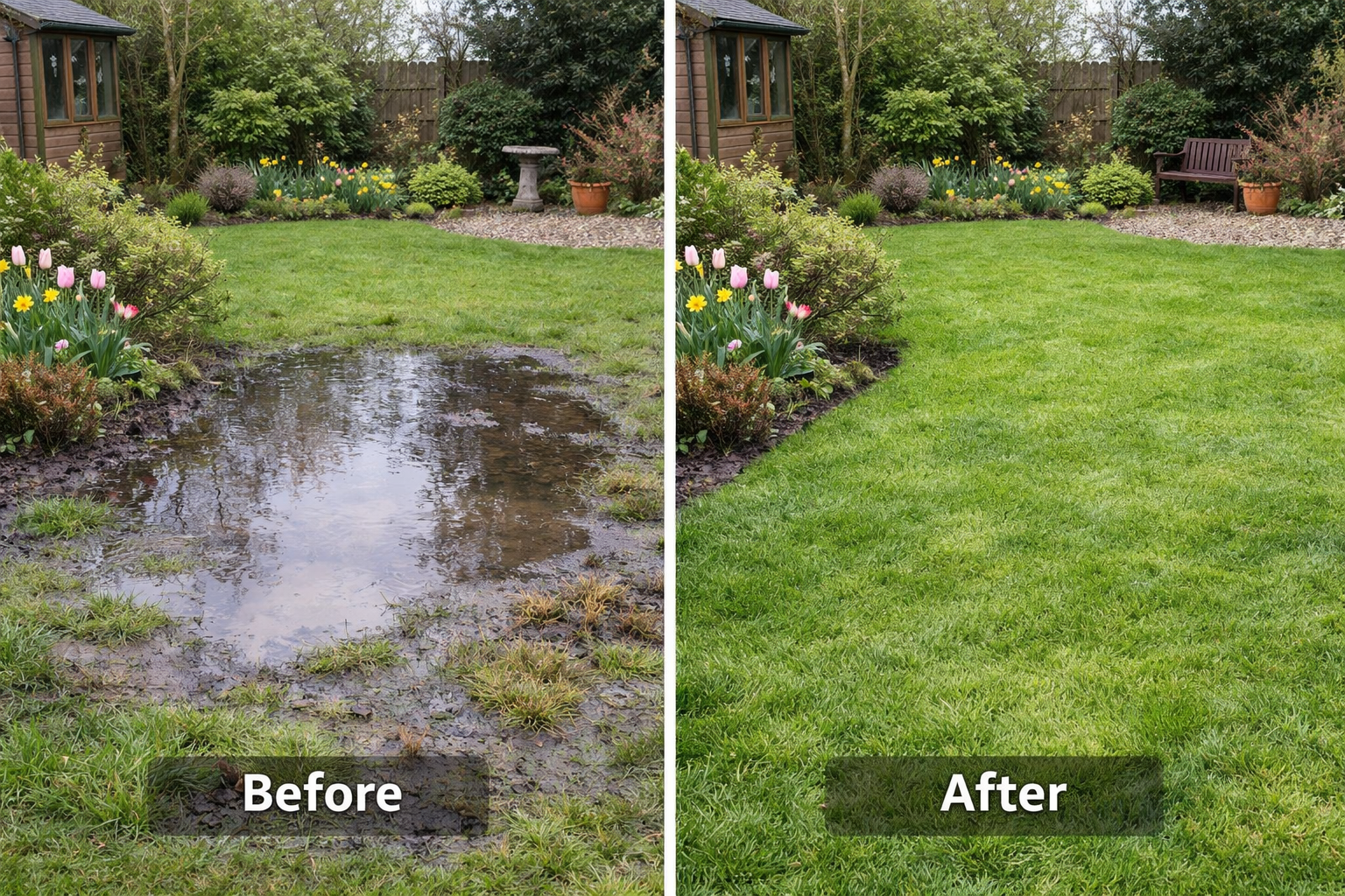 Shallow Soakaway Crate Kits | Low Depth Drainage System with Crates & Geotextile | Spudulica