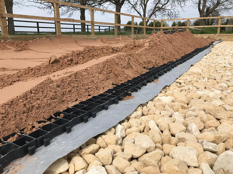EcoGrid S50 Gravel Grid 50mm – Equestrian Paddock & Yard Stabilisation, Permeable Paving, 20yr Guarantee