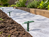 Green Geotextile Membrane Fixing Pins – Ground Anchors for Weed Control Fabric & Landscaping