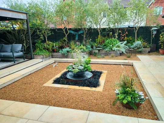 Garden Fountain Bowl 90L – Decorative Water Feature Base | UK Made