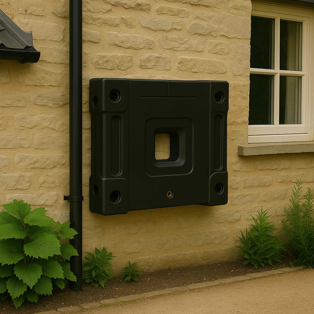 RainCatcher 200L Wall Mounted Water Butt Tank – Space Saving Rainwater Storage