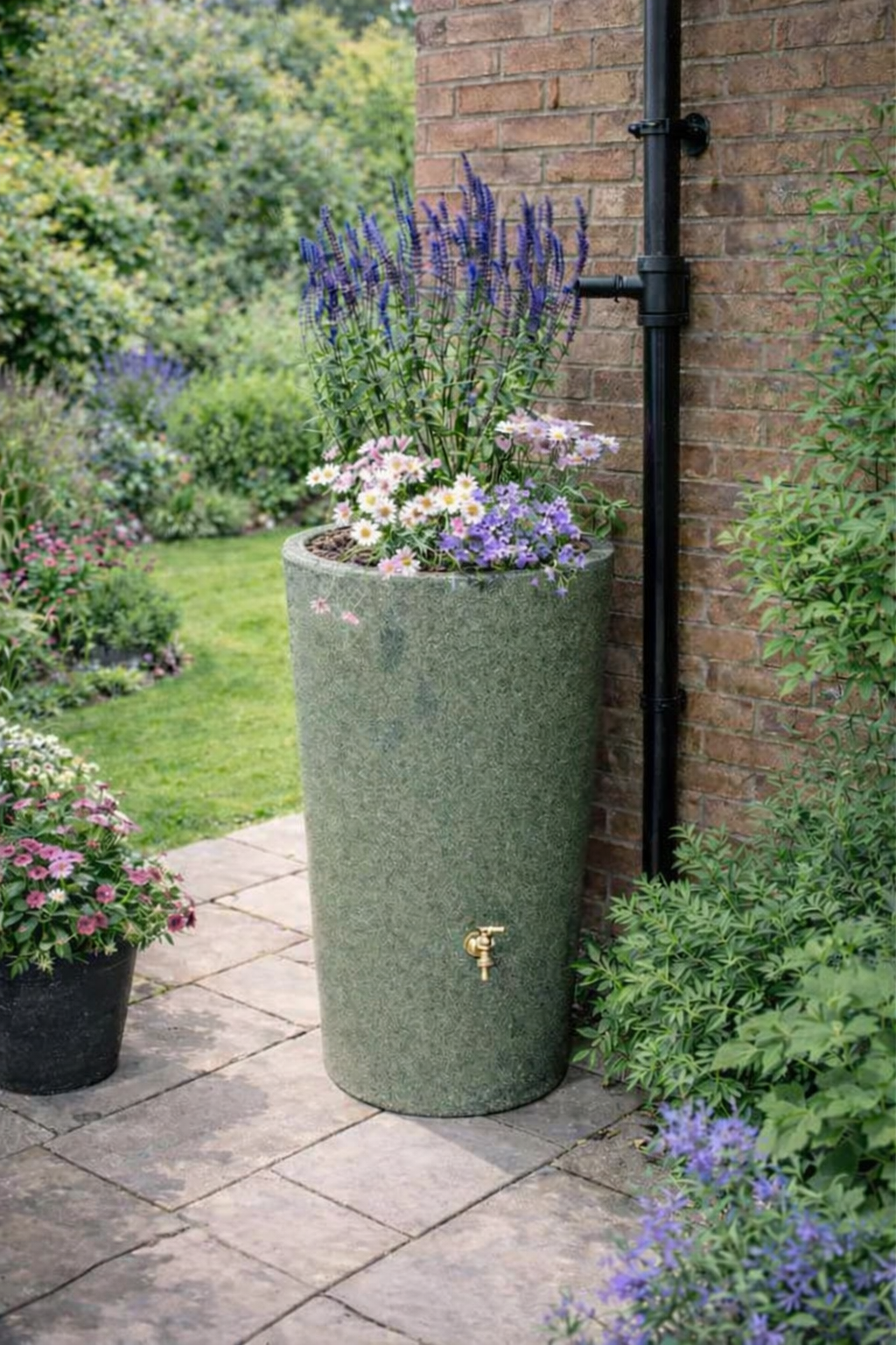 City Water Garden 180L Planter Water Butt | Rainwater Tank UK