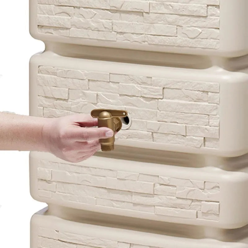 Tall & Slim 350L Water Butt Tank – Space Saving Rainwater Storage