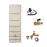 Tall & Slim 350L Water Butt Tank – Space Saving Rainwater Storage