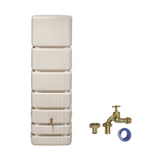 Tall & Slim 350L Water Butt Tank – Space Saving Rainwater Storage