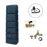 Tall & Slim 350L Water Butt Tank – Space Saving Rainwater Storage