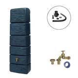 Tall & Slim 350L Water Butt Tank – Space Saving Rainwater Storage