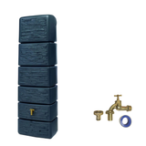 Tall & Slim 350L Water Butt Tank – Space Saving Rainwater Storage