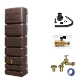 Tall & Slim 350L Water Butt Tank – Space Saving Rainwater Storage
