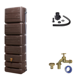 Tall & Slim 350L Water Butt Tank – Space Saving Rainwater Storage