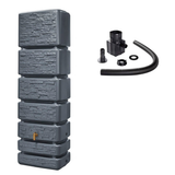 Tall & Slim 350L Water Butt Tank – Space Saving Rainwater Storage