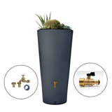 Vaso 220L Water Tank – Water Butt Planter with Integrated Planter