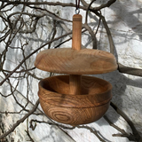 Handmade Ash Wood Bird Feeder – Medium & Large (25–28cm) – Clovelly Estate Timber