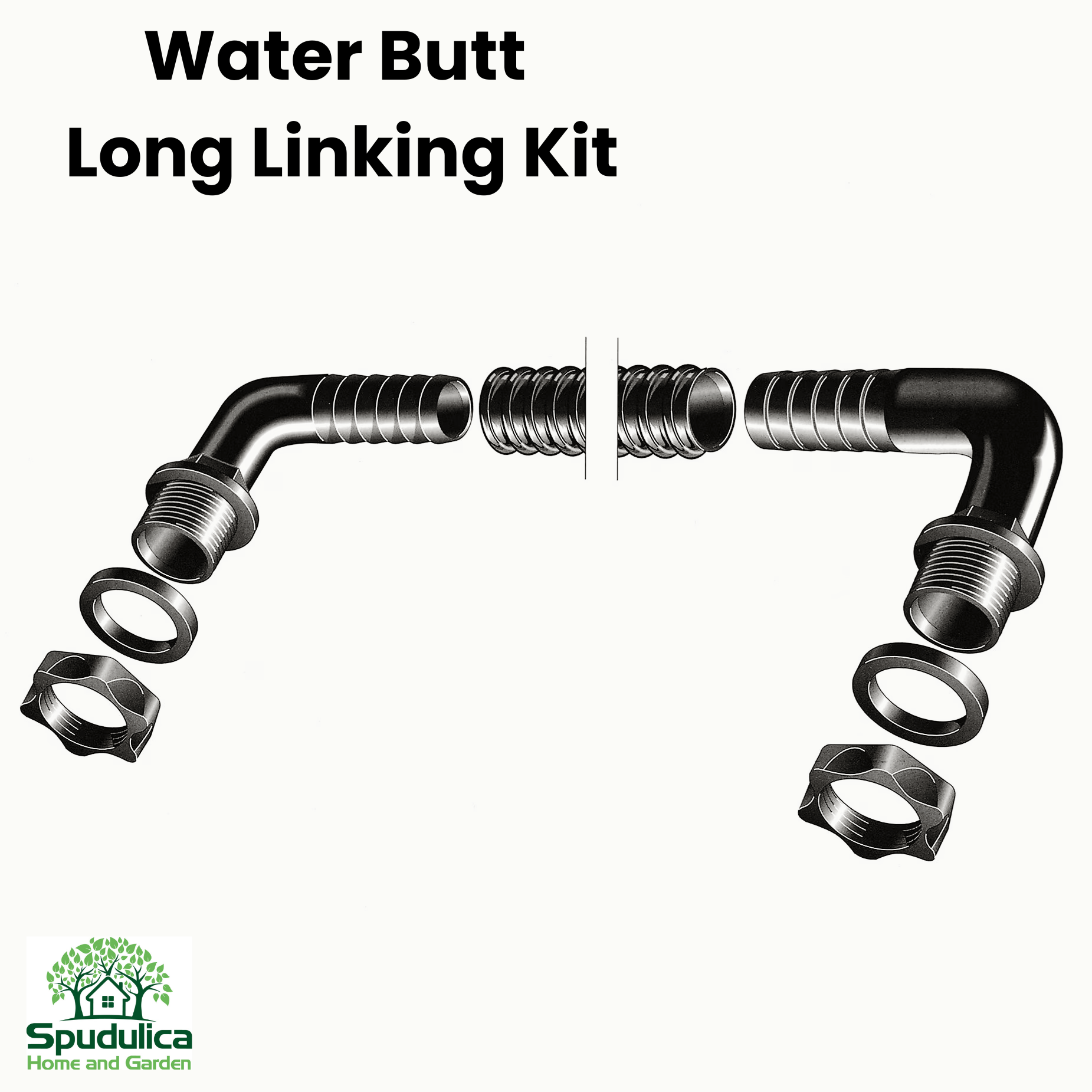 Water Butt Linking Kits – Long & Short Connector Options