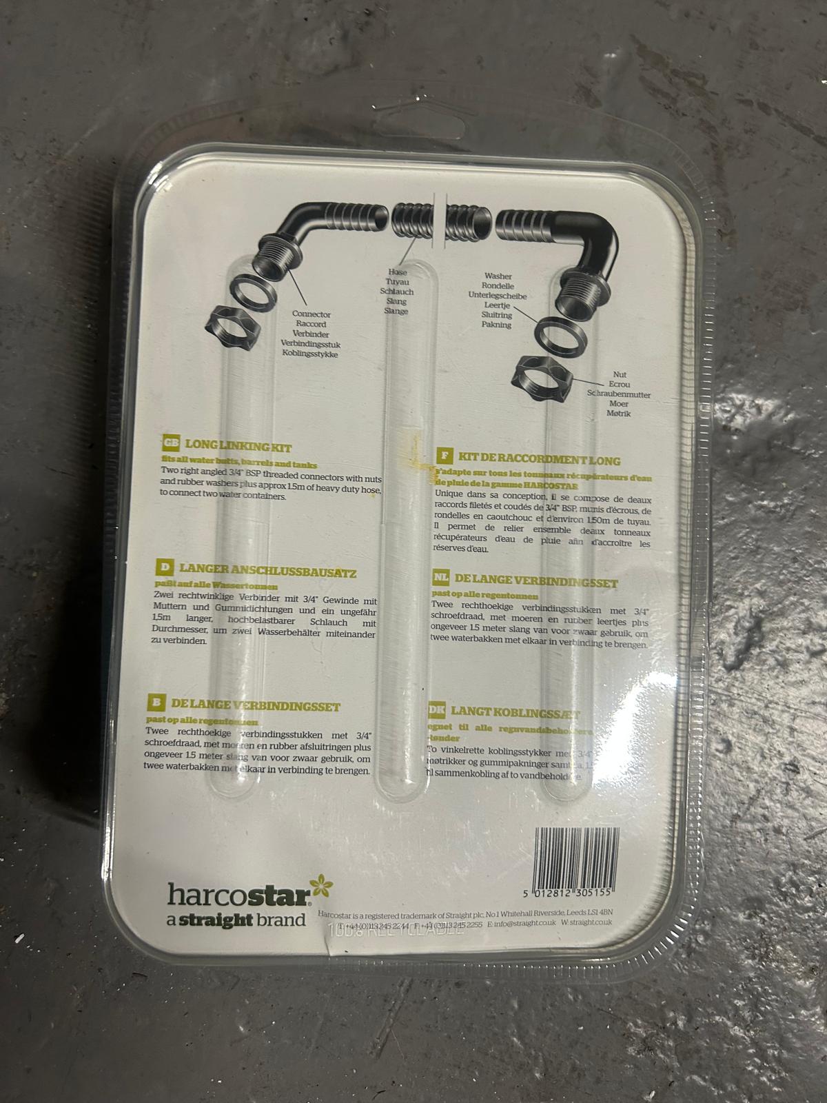 Water Butt Linking Kits – Long & Short Connector Options