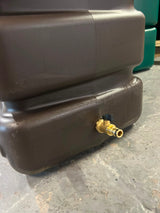 Brass 3/4" Draw Down Valve for Water Butts | Bottom Outlet Drain Valve with Hose Connection