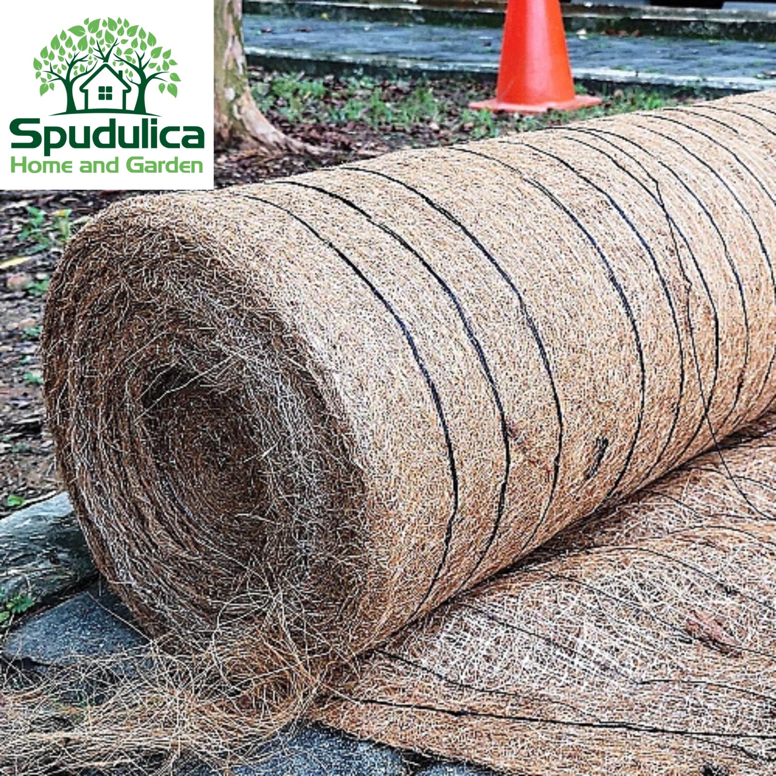Natural Coir Landscaping Matting – Coconut Fibre Soil Protection & Separation Fabric