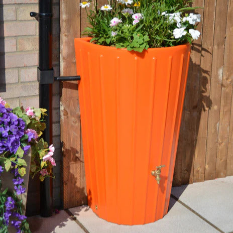 150L Water Butt Planter – Cosmo Mini Rainwater Tank with Integrated Planter