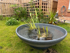Garden Fountain Bowl 90L – Decorative Water Feature Base | UK Made