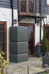 825L Pillar Water Butt – Tall Slimline Rainwater Tank Heavy Duty Garden Water Storage UK