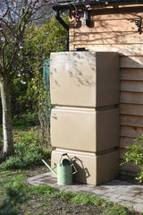 825L Pillar Water Butt – Tall Slimline Rainwater Tank Heavy Duty Garden Water Storage UK