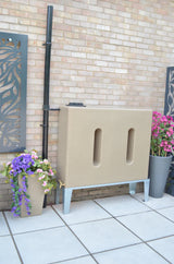 400L Slimline Water Butt – Upright Rectangular Garden Water Tank - Space Saving Rainwater Storage