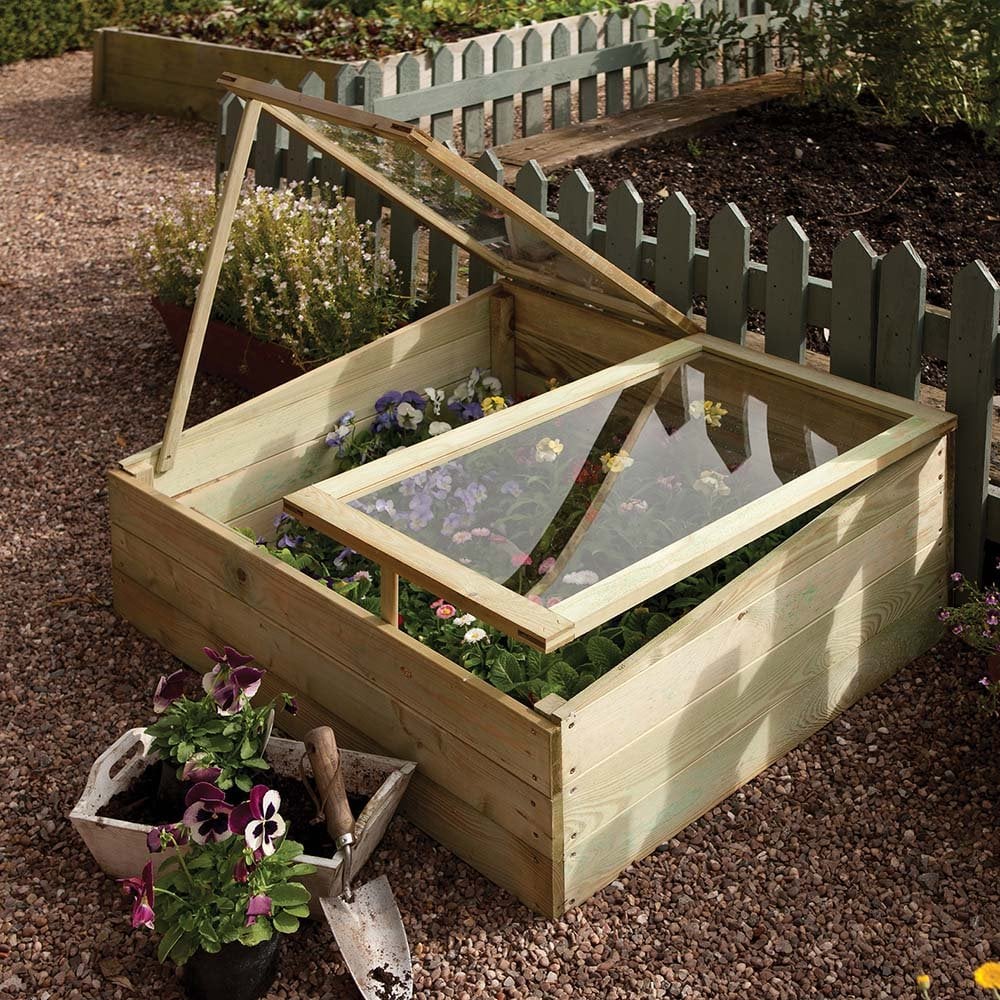 Rowlinson Wooden Cold Frames – Small, Medium & Large Garden Cold Frame Growhouses